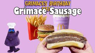 McDonald's Grimace Birthday Meal Sausage