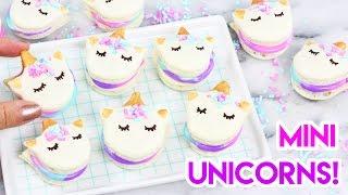 How to Make Mini Unicorn Macarons! 