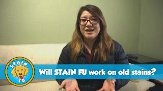 Will Stain Fu work on old stains? - STAIN FU