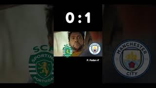 UCL 24/25 League Phase Sporting CP vs Manchester City 4:1 funny Wolverine vs Deadpool Meme