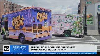 3 illegal mobile cannabis dispensaries shut down during Queens raid