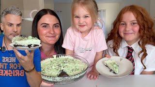 Brits Make [GRASSHOPPER PIE] for the first time! (What's Grasshopper Pie)? #grasshopper