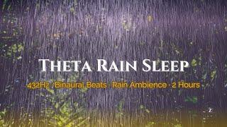Tiefer Schlaf & innere Ruhe – Thetawellen, Ambient Musik & Regen für Körper & Geist