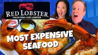 We Ate the Most EXPENSIVE Seafood at Red Lobster 