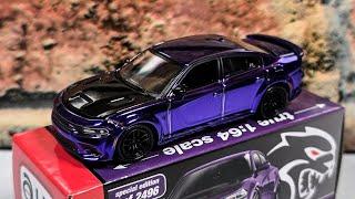 REVIEW: Auto World 2021 Dodge Charger SRT Hellcat Redeye 1:64 Purple Chrome SMW Exclusive Die-cast