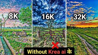 Without krea ai ke photo enhance kaise kare || 16k quality photo editing || hdr photo editing ||