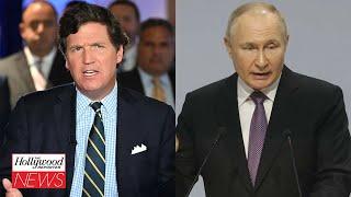 Tucker Carlson Confirms He Is Interviewing Russian President Vladimir Putin | THR News