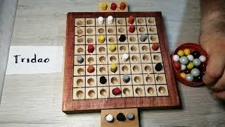 Trideo - How to play Trideo. 1001 juegos de mesa del mundo antiguos y nuevos - Juegos del mundo.