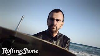 Ringo Starr Plays Drums on Miami Beach