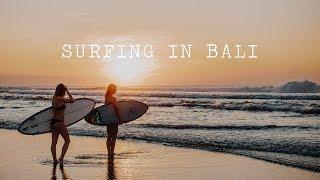 Learning to surf in Bali  | Surfen im Surfcamp 