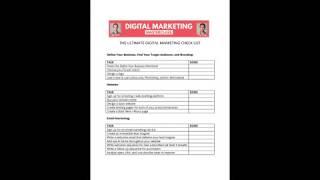 002 The Ultimate Digital Marketing Checklist