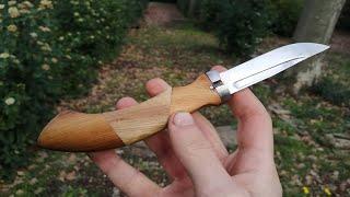 KNIFE MAKING - Folding knife made from an old Opinel