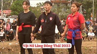 Vật nữ 2023 Ethnic female wrestling, girls forget the ring