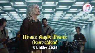 TOP 40: Offizielle iTunes Single Charts Deutschlands - Stand: 31. März 2025
