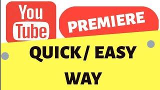 HOW TO PREMIERE YOUTUBE VIDEO ON ANDROID PHONES / TUTORIAL/UPDATED 2020