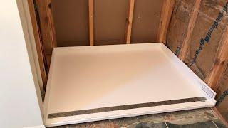 Shower Demo & Solid Surface Curbless Shower Base Prep @DIY Boomers