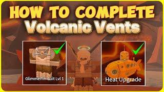 How to Complete Volcanic Vents in Ficsh! | Get the Glimmerfin Suit Lvl 1 & Heat Upgrade 