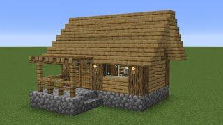 Minecraft - How to build a tiny starter house