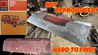 Incredible Transformation!!! No Aftermarket Parts, No Problem. 1969 GMC Suburban Tailgate.