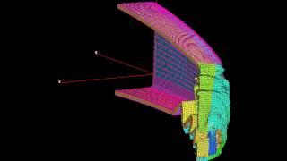 ESI PAMCRASH FEA F1 NOSECONE