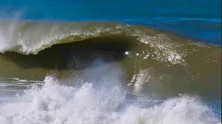 PADDLE ATTEMPT TO SURF A FRISKY LEFT HAND SLAB AFTER A BIG NIGHT