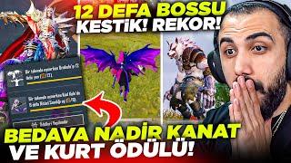 YENİ MODDA 12 DEFA BOSSU KESİP EN NADİR MOR KANAT VE KURTU AÇTIK!  (DÜNYA'DA İLK!) | PUBG MOBILE