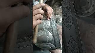 The Art of Copper Engraving: A Timeless Persian Craft #art #copper #engraving #handmade #women#iran