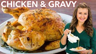 Instant Pot Whole Chicken + Easy Chicken Gravy Recipe