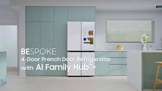 Bespoke 4-Door Refrigerator with AI Family Hub™+ | Samsung