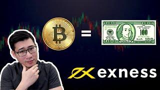 Dùng 100$ Mua 1 Bitcoin Và Giao Dịch Bitcoin Trên Exness