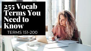 255 Real Estate Exam Vocabulary Terms you NEED to KNOW (151-200)