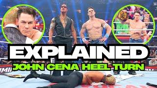 Why John Cena Turned HEEL in WWE- EXPLAINED!