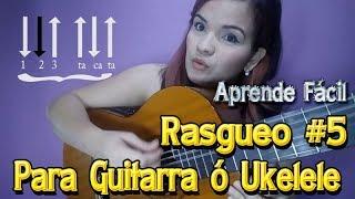 Rasgueo usado en "Cristina" de Sebastián Yatra / TUTORIAL SENCILLO / Rasgueo #5