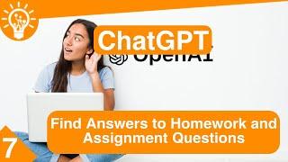 Get Homework and Assignment Help with ChatGPT - Your Personal AI Tutor