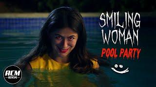 A Smiling Woman Pool Party | Short Horror Film | FleeTheFacilityParty