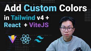How to Add Colors in React with Vite & Tailwind CSS v4