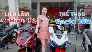 Vario 160 và Airblade 160 Đua nhau GIẢM GIÁ I Thùy Dung Motor