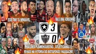 TORCIDAS DO BRASIL AO BOTAFOGO 3X0 ATLÉTICO MG - FOGAO QUER SER CAMPEAO E GALO FOI MASSACRADO