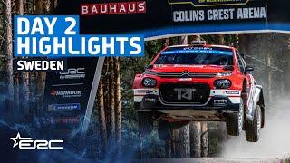 Day 2 Highlights I ERC Bauhaus Royal Rally of Scandinavia 2024
