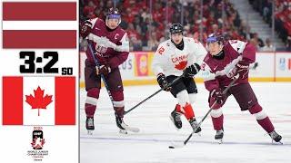 LATVIA VS CANADA HIGHLIGHTS 2025 IIHF WORLD JUNIOR CHAMPIONSHIP