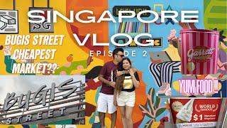 Cheapest and Affordable Street Shopping in Singapore - Bugis Street| Singapore Travel 2024 Vlog Ep 2