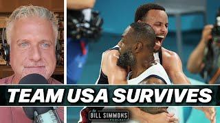 Team USA Survives a Classic vs. Serbia! Can They Finish Vs. France? | The Bill Simmons Podcast