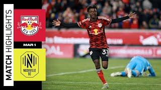 MLS Highlights | New York Red Bulls defeat Nashville SC 2-0