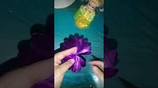 bunga dari kertas metalik #diy #homedecor #flowers