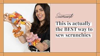 The EASIEST Scrunchie Tutorial Ever (No Pattern Needed!)