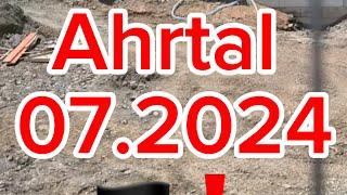 Ahrtal ️Bauarbeiten der Bahnstrecke Ahrtal scheinen gut zu laufen  Ahrtal 07.2024 ️