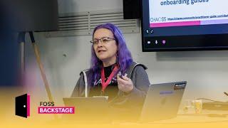 Data to Action: Build Healthy & Sustainable OSS Communities #FOSSBack