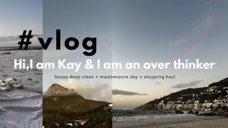 #vlog : I've just decided to stop overthinking! Cleaning + maintenance day vlog  :)