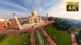 Tour of Taj Mahal, Agra (4K) - Drone and Ground and its Love Story