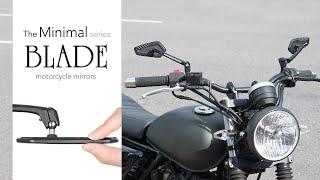 The minimal series - Thin. Simple. Flexible. Motorcycle mirrors Blade